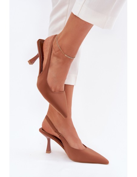 Women's Stiletto Sandals Camel Lunira