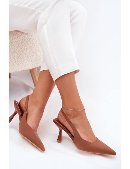 Women's Stiletto Sandals Camel Lunira