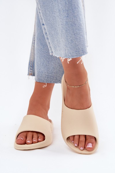 Moteriškos šlepetės 4F smėlio spalvos 4FMM00FFLIF093A-83S