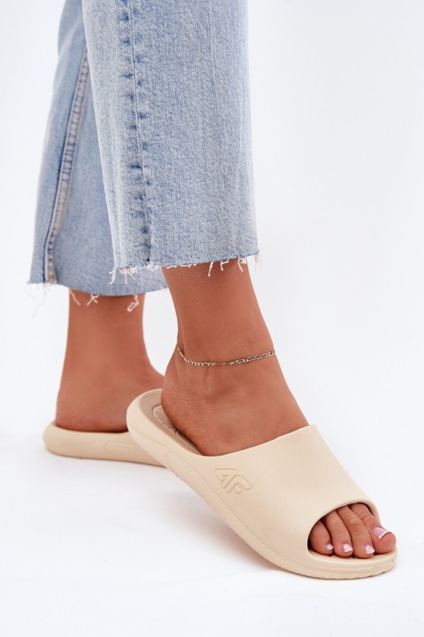 Women's Slippers 4F Beige 4FMM00FFLIF093A-83S