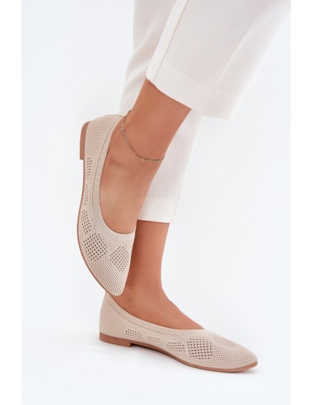 Fabric Women's Ballet Flats Beige Zelira