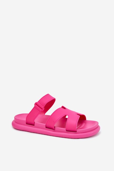 Women's Rubber Slides With Strap Fuchsia Tavirae 2