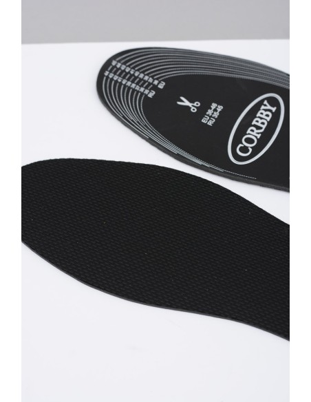 Corbby ODOR STOP anti-sweat insoles with active carbon