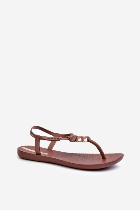 Moteriškos plokščios basutės su šlepetėmis 83507 Ipanema Class Blown Up Sandal Fem Brown