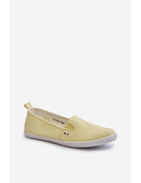 Women's Yellow Slip-On Sneakers Adrancia