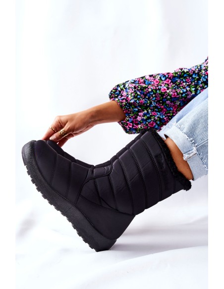 High Women's Warm-up Snowboots Black Luxina