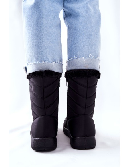 High Women's Warm-up Snowboots Black Luxina