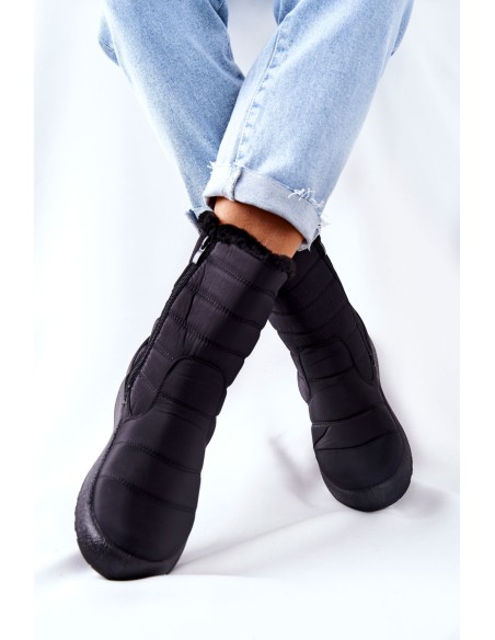 High Women's Warm-up Snowboots Black Luxina