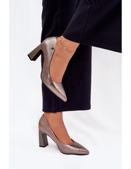 Women's Heels On A Block Vinceza 62252 Graphite