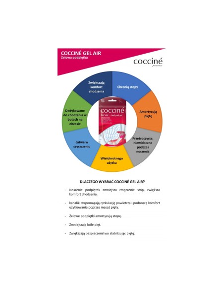 Coccine Women's Gel Air Heel Pads