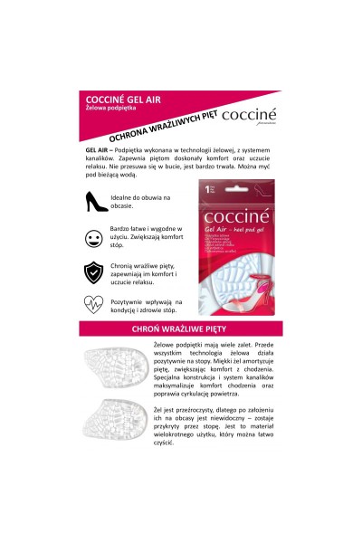 Coccine Women's Gel Air Heel Pads 2
