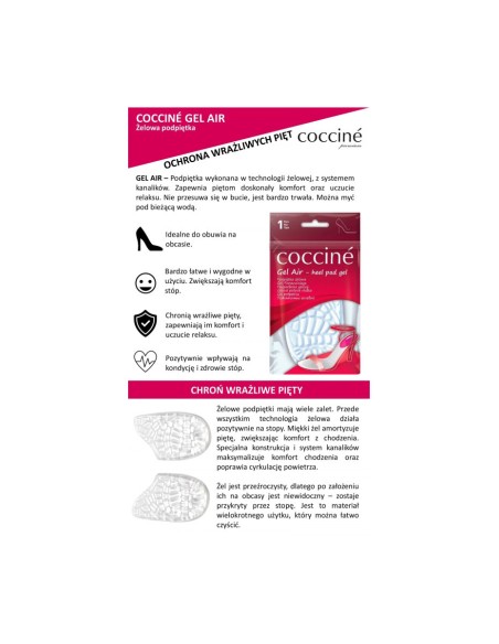 Coccine Women's Gel Air Heel Pads