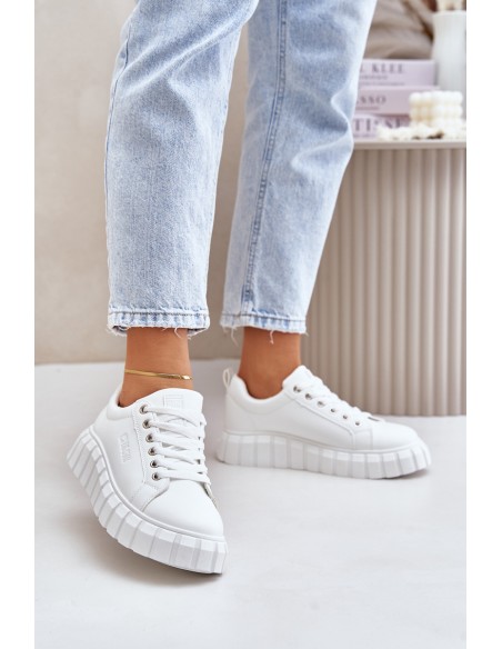 Šilti moteriški sportbačiai Big Star MM274616 balti