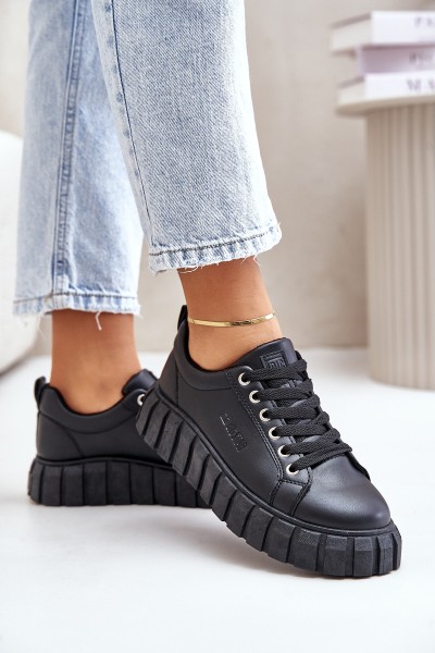 Šilti moteriški sportbačiai Big Star MM274618 juodi