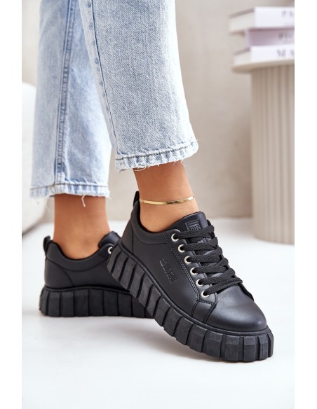 Warm Women's Sneakers Big Star MM274618 Black