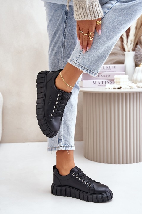 Warm Women's Sneakers Big Star MM274618 Black