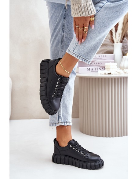 Warm Women's Sneakers Big Star MM274618 Black