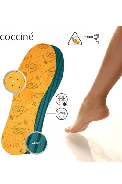 Coccine Insoles With Aloe Extract For Children To Cut 19-35 2