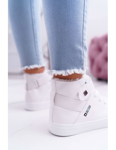 BIG STAR Leather Insulated Sneakers V274541FW White