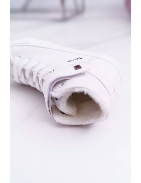 BIG STAR Leather Insulated Sneakers V274541FW White