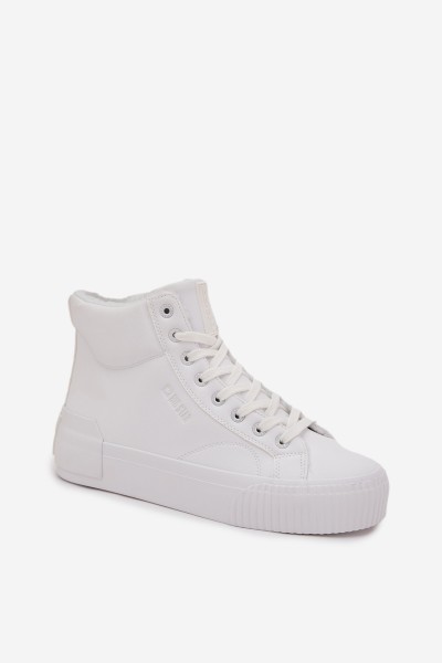 Warm Women's Platform Sneakers Big Star OO274794 White 2
