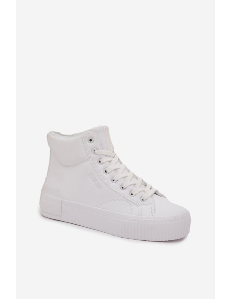 Warm Women's Platform Sneakers Big Star OO274794 White