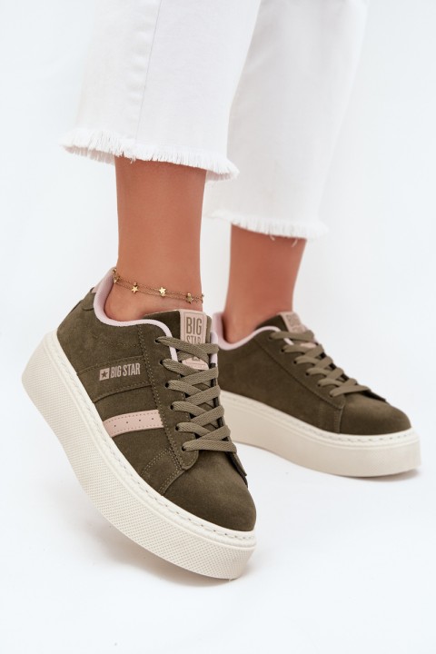 Women's Platform Sneakers Big Star SS274349 Green
