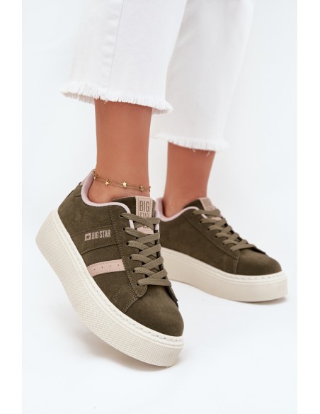Women's Platform Sneakers Big Star SS274349 Green