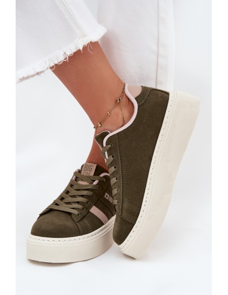 Women's Platform Sneakers Big Star SS274349 Green