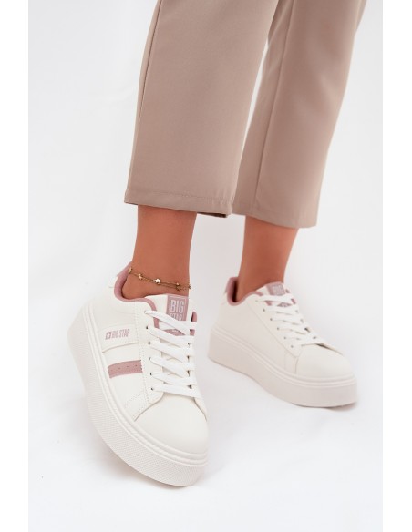 Womens Platform Sneakers Big Star SS274346 White