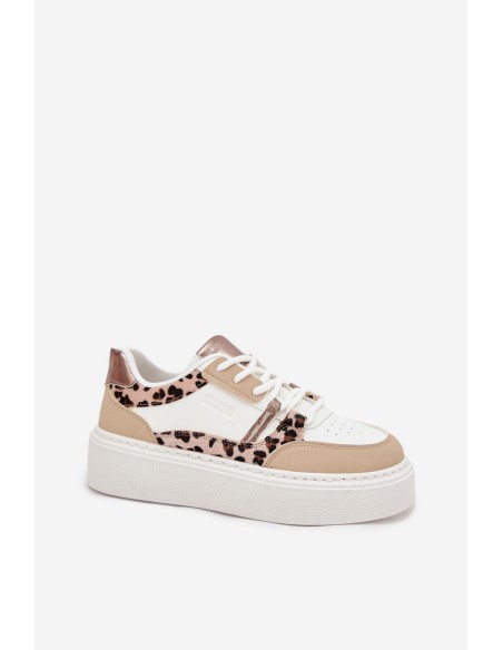 Moteriški platforminiai sportbačiai Big Star SS274357 Panther White-Bright