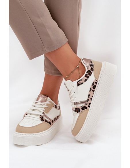 Moteriški platforminiai sportbačiai Big Star SS274357 Panther White-Bright