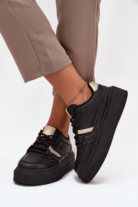 Moteriški platforminiai sportbačiai Big Star SS274360 juodi