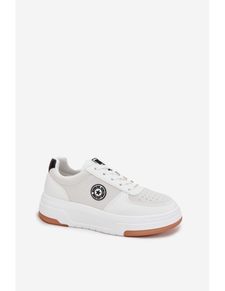 Women's Platform Sneakers Big Star RR274572 HI-POLY SYSTEM White