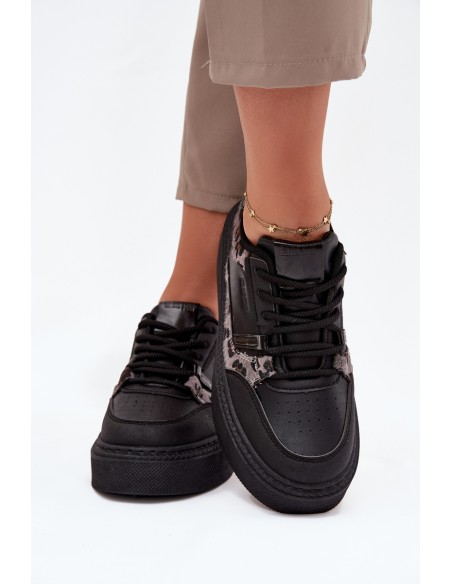 Moteriški platforminiai sportbačiai Big Star SS274358 Panther Black