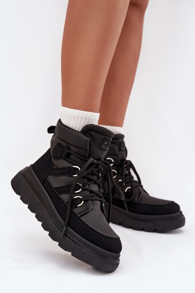 Women's Ankle Boots Platform Black Liorae