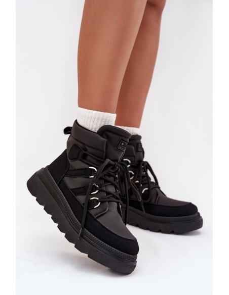 Women's Ankle Boots Platform Black Liorae