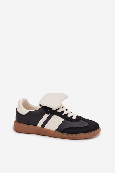 Low Women's Sneakers With Turned Tongue Black Ardira 2