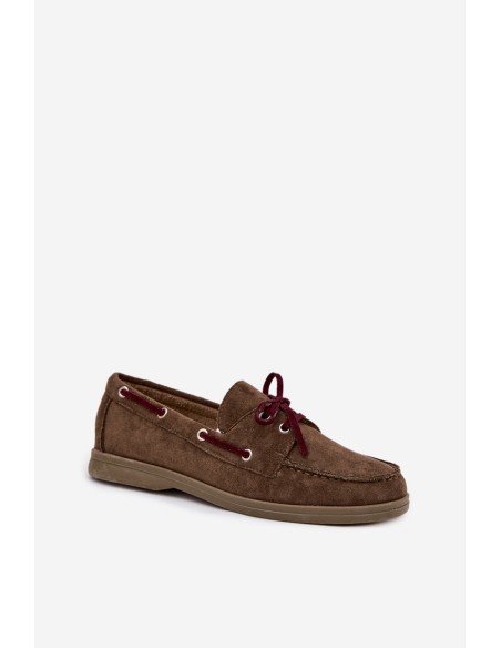 Moteriški mokasinai su raišteliais tamsiai žali Calivra