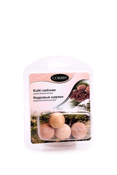 CORBBY kedro rutuliukai 4 vnt.
