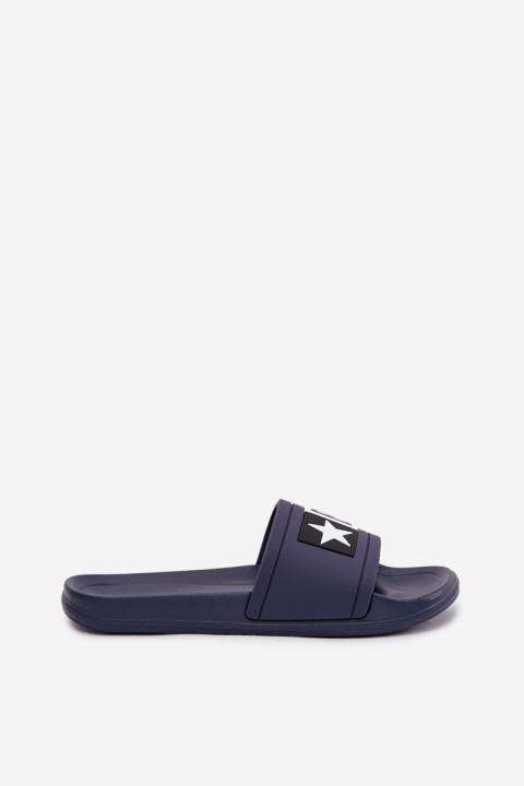 Women's Slides Big Star DD274A265 Navy-White