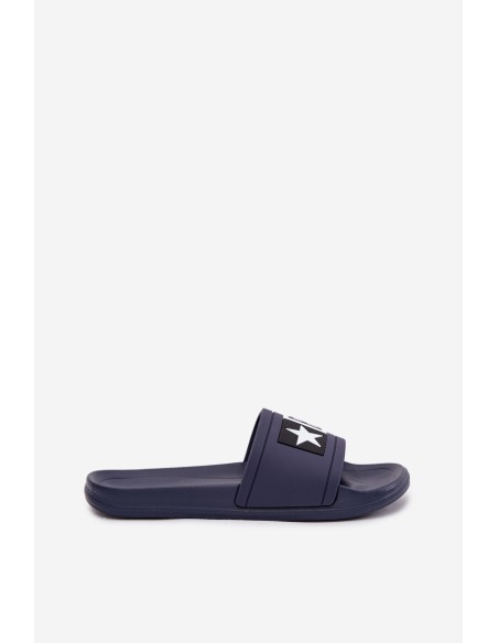 Women's Slides Big Star DD274A265 Navy-White