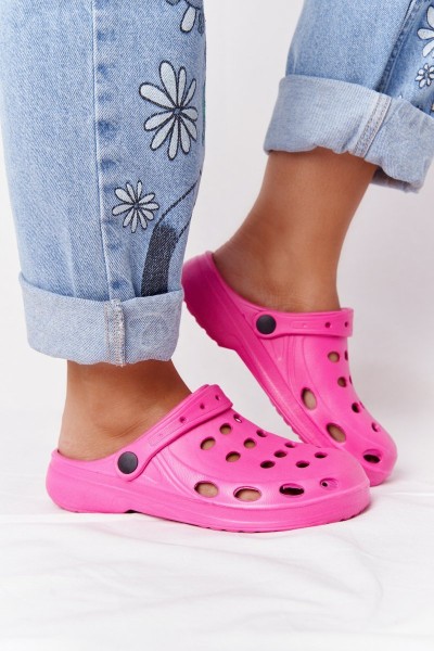 Women's Pink Foam Flip Flops EVA Dots 2