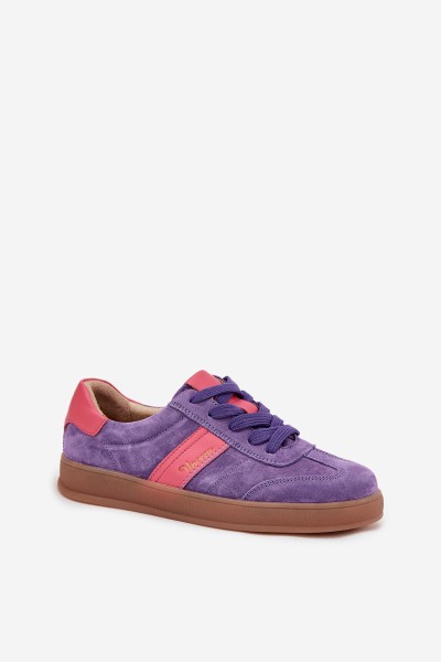 Suede Women's Sneakers Vinceza 79576 Purple 2