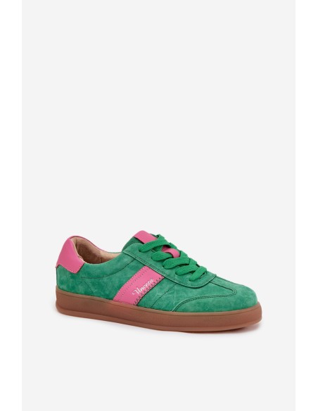 Suede Women's Sneakers Vinceza 79576 Green