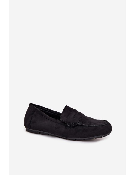 Loafers Moccasins Women's Flat Black Soreline