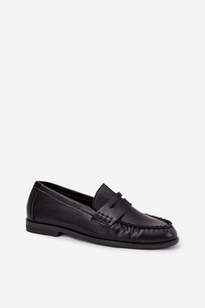 Women Loafers Made of Eco Leather Black Lilith 2