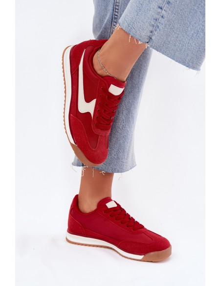 Womens Sports Shoes Sneakers Red Zerina