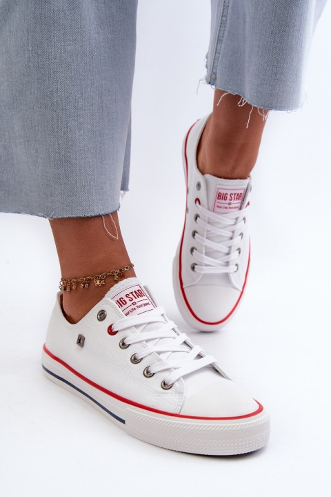 Moteriški sportbačiai Big Star NN274656 HI-POLY SYSTEM balti