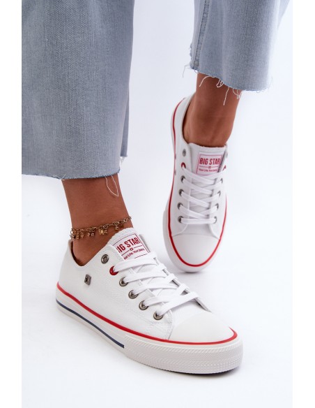 Women's Sneakers Big Star NN274656 HI-POLY SYSTEM White